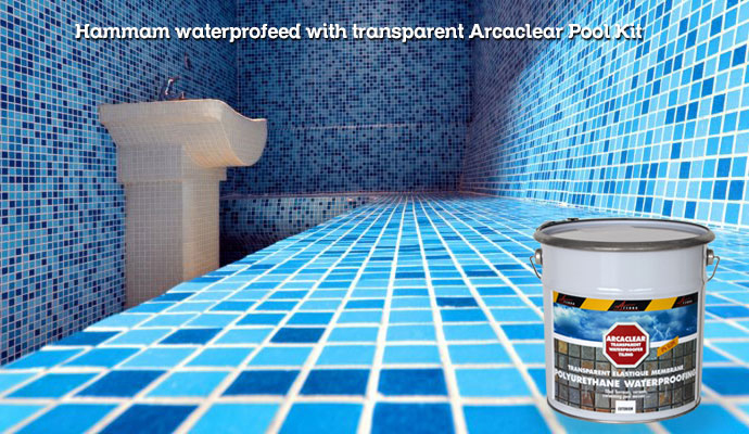 Transparent Waterproof Resin For Tiled Pools, Ponds ... intérieur Arcaclear