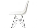 Vitra Eames Plastic Side Chair In White | Sillas Diseño ... tout Copie Chaise Dsw