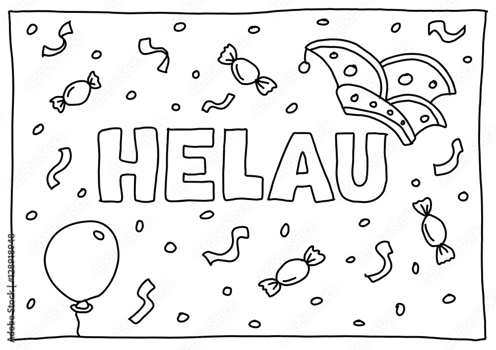 Helau und Alaaf! Faschingszauber im Kindergarten: Ideen und Ausmalbilder für bunte Tage!