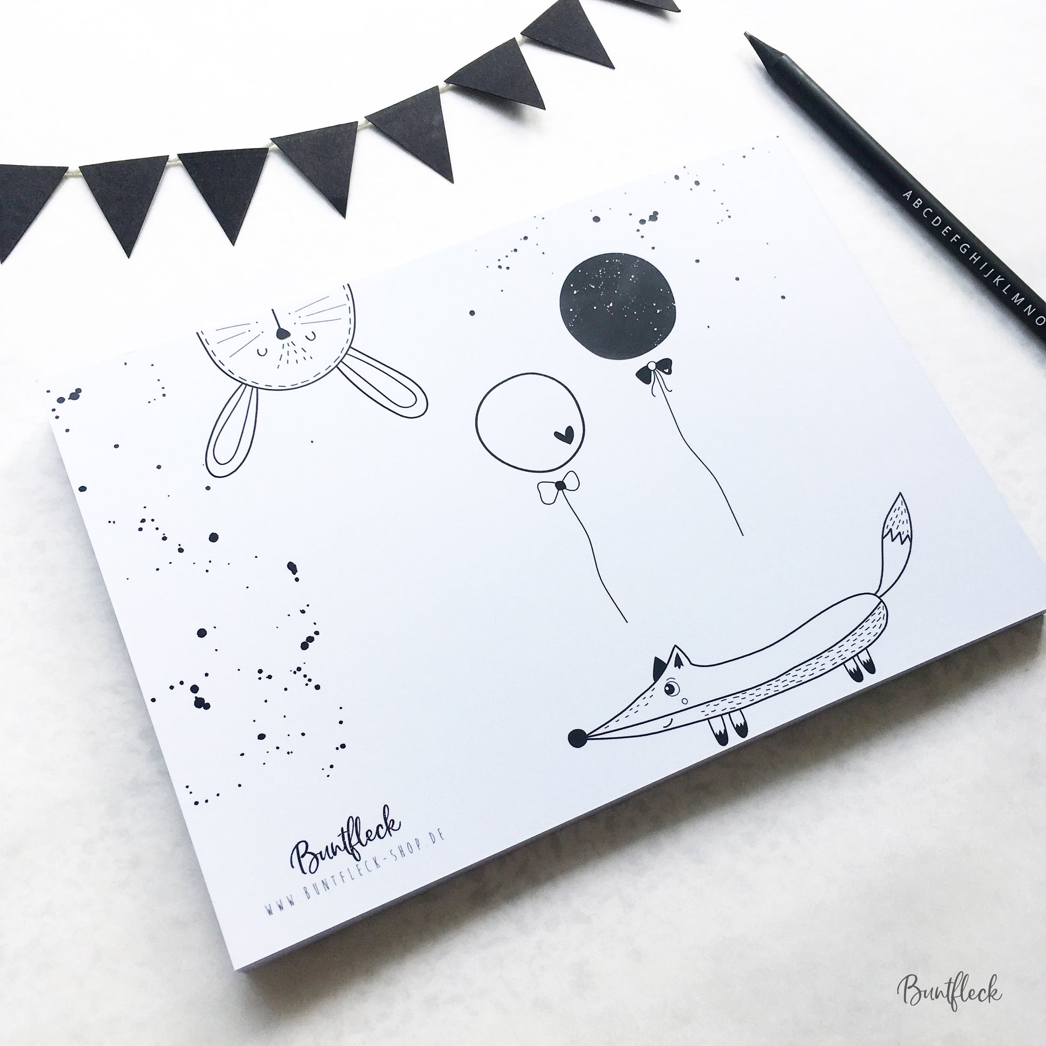 bild für freundebuch malen