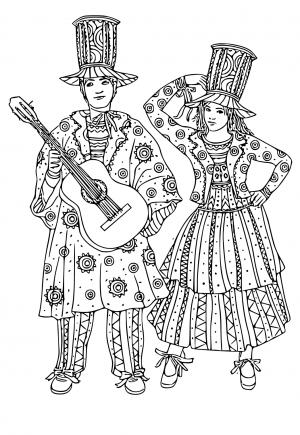 Harlekin Blumen und die bunte Welt der Ausmalbilder: Kreativität für Groß und Klein!