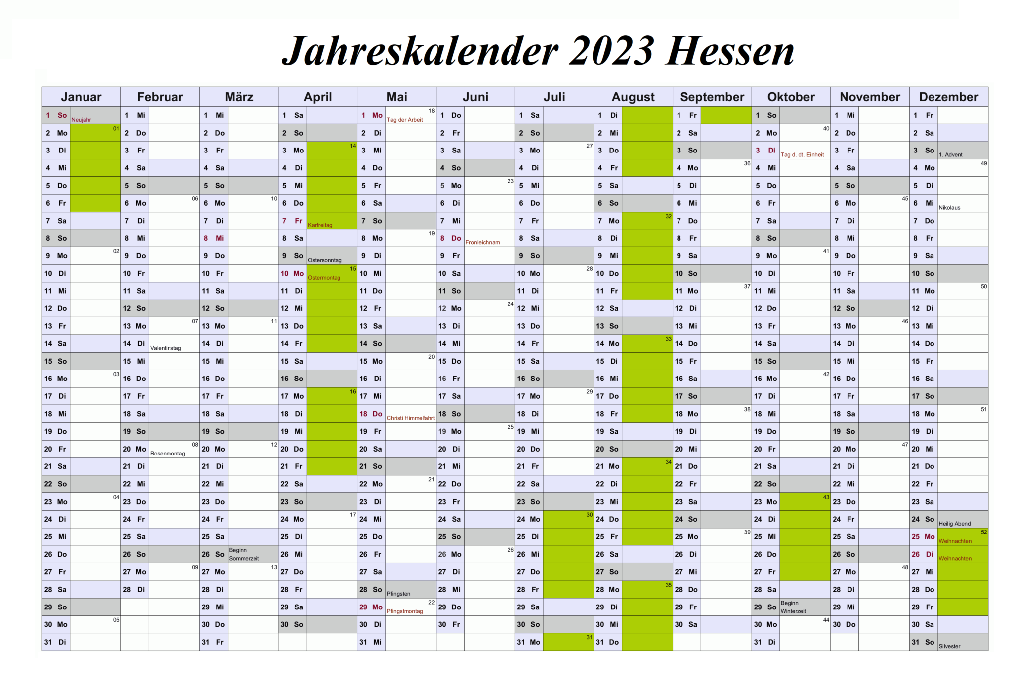 Feiertage Hessen Kalender: Kreative Auszeit mit Kostenlosen Ausmalbildern für Groß und Klein!