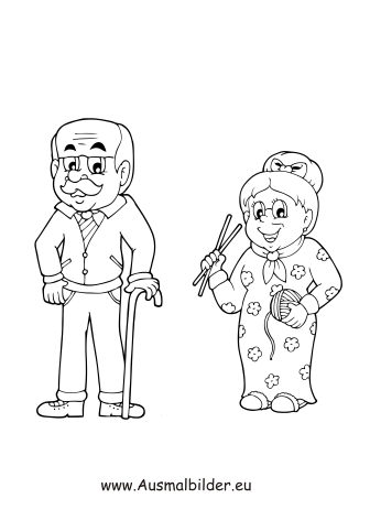 Oma, Opa & Ausmalspaß: Kostenlose Ausmalbilder für Jung und Alt!