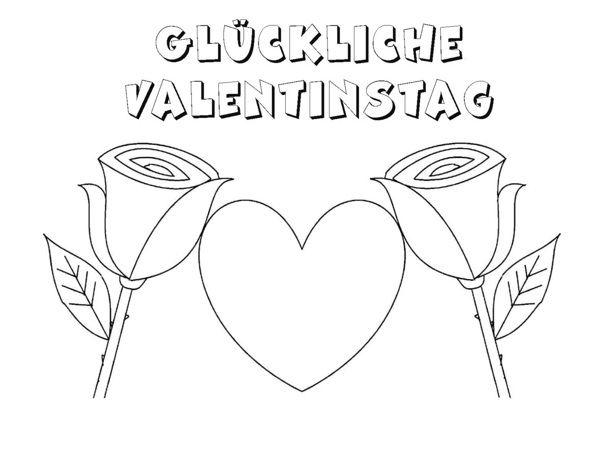 Valentinstag zum Ausmalen: Liebevolle Karten selbst gestalten – Ausmalbilder kostenlos!