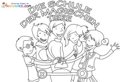 Magische Ausmalfreude: Entdecke die Schule der magischen Tiere mit Schleich!