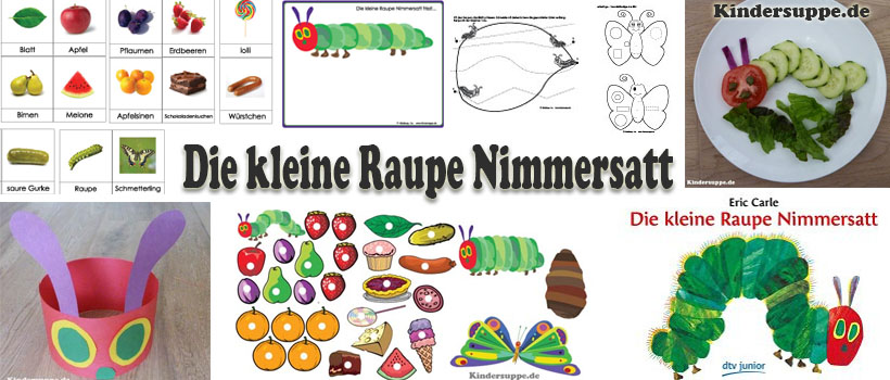 Raupe Nimmersatt im Kindergarten: Farbenfrohe Freude für Groß und Klein!