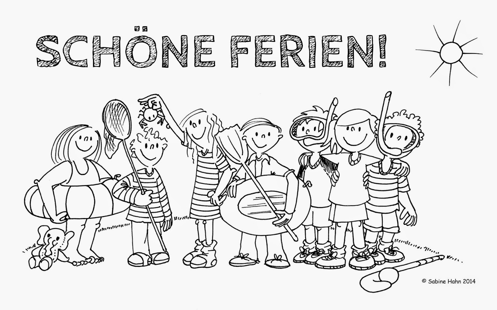 Endlich Ferien! Die schönsten Ausmalbilder für NRW Schulferien 2024/25 – Kostenlos zum Ausdrucken!