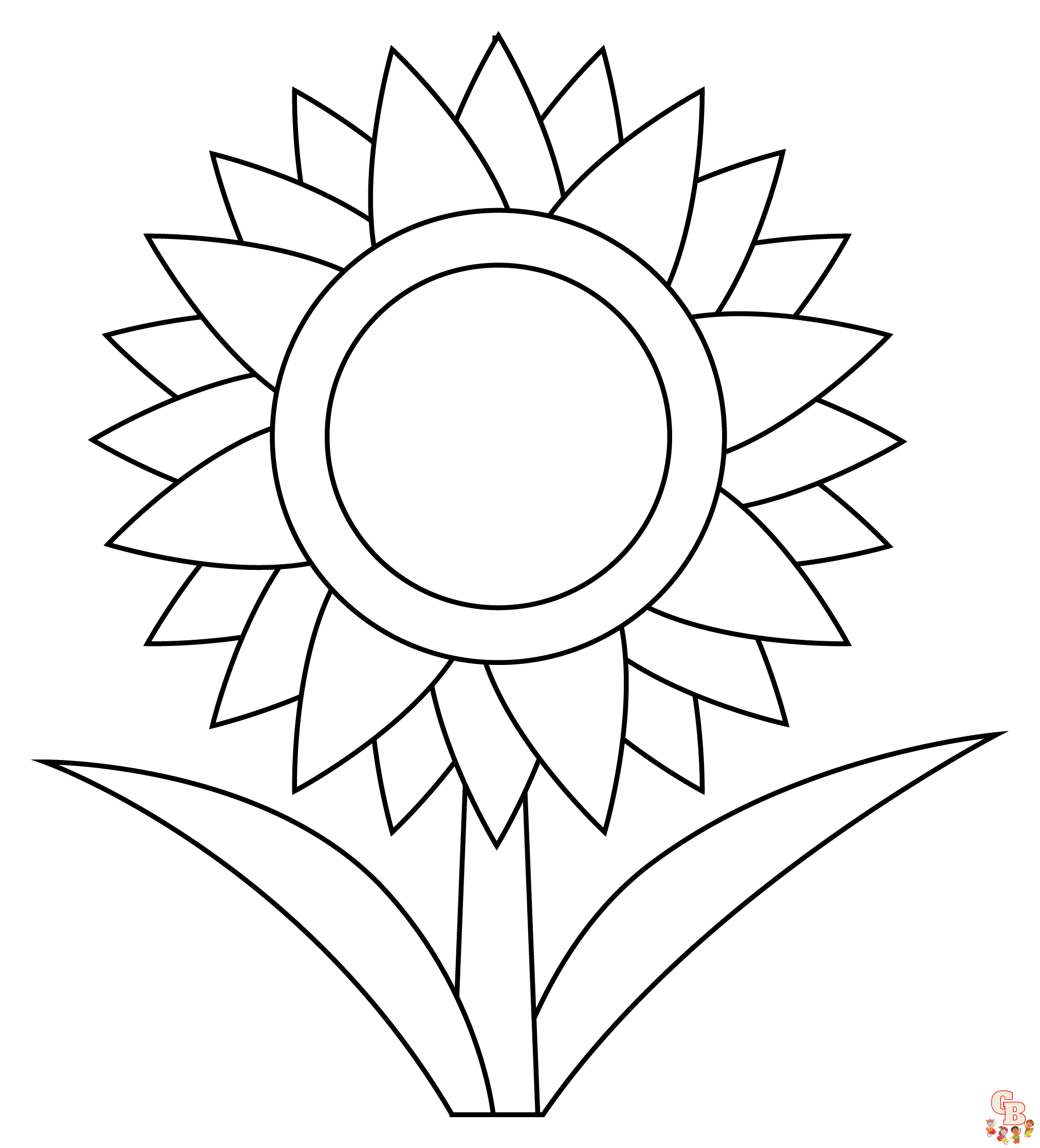 Sonnenblume Gezeichnet: Kostenlose Ausmalbilder für Groß und Klein – Kreativität erblüht!