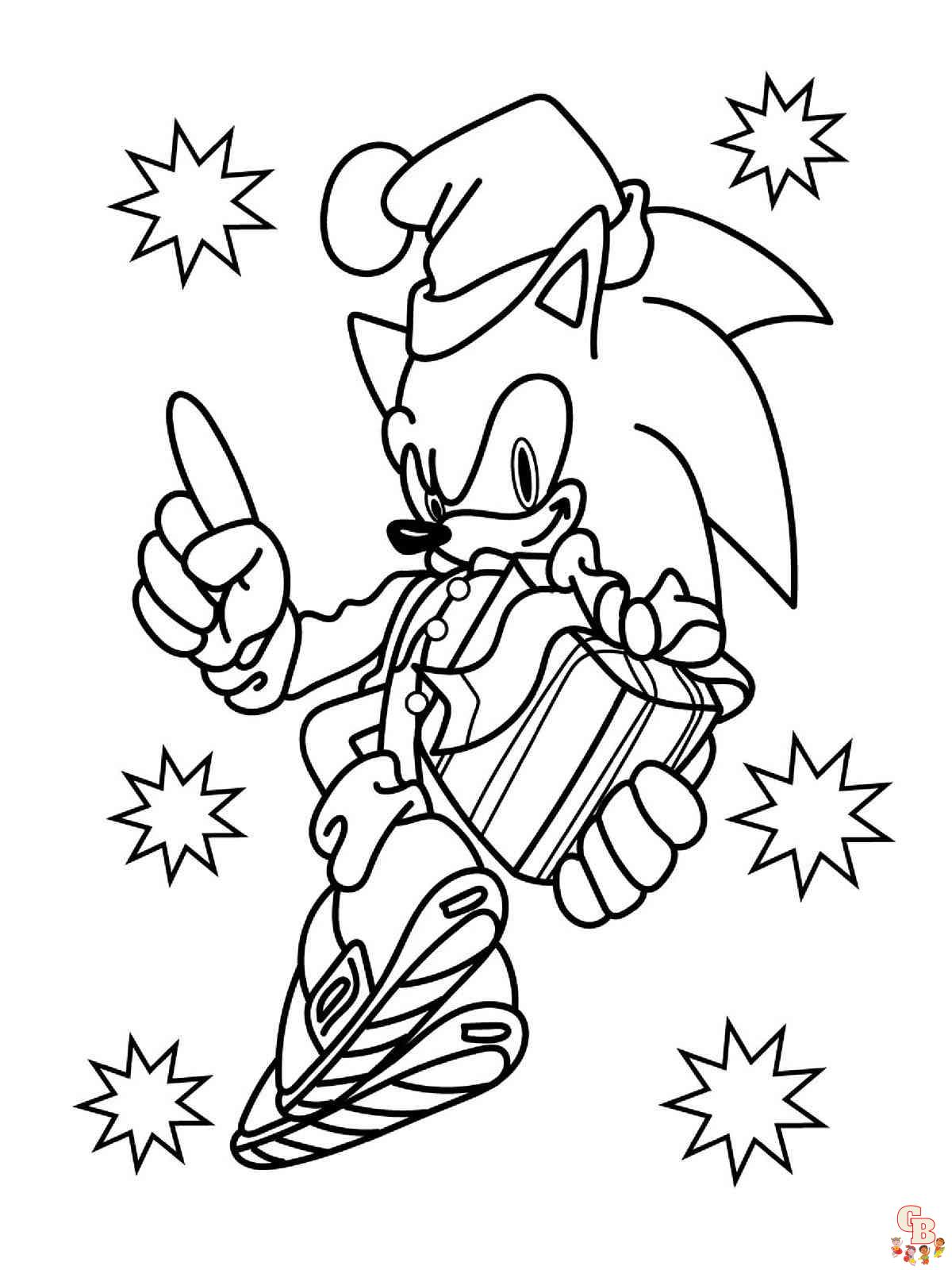 Sonic zum Ausmalen: Blitzschneller Malspaß für Groß und Klein!