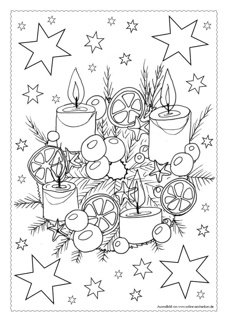 Adventskalender Ausmalbilder Kostenlos: Kreativer Spaß für Groß und Klein!