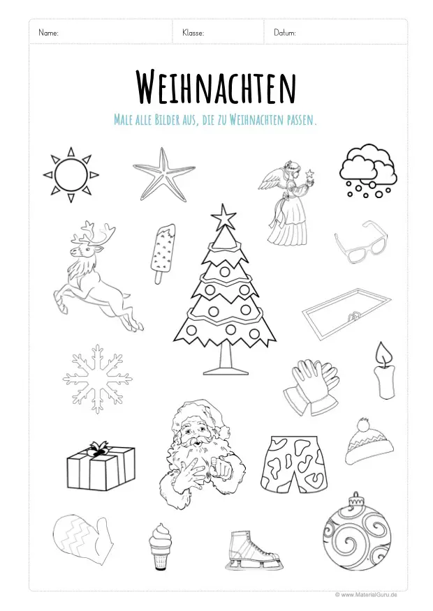 Frohe Weihnachten in aller Welt: Ausmalbilder, die verbinden!
