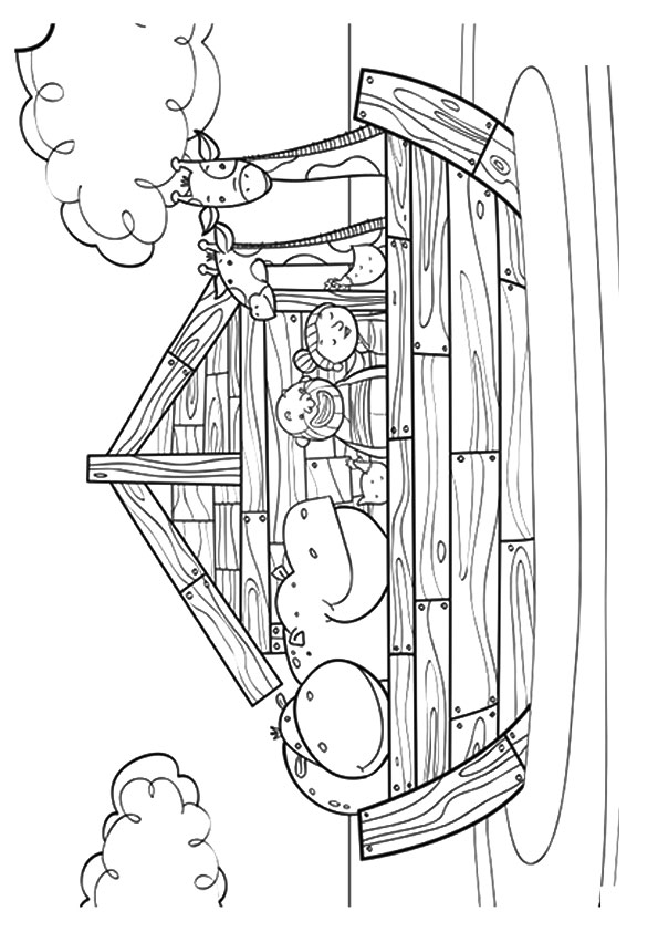 Regenbogen-Arche Noah Ausmalbilder: Kreative Entspannung für Groß und Klein!