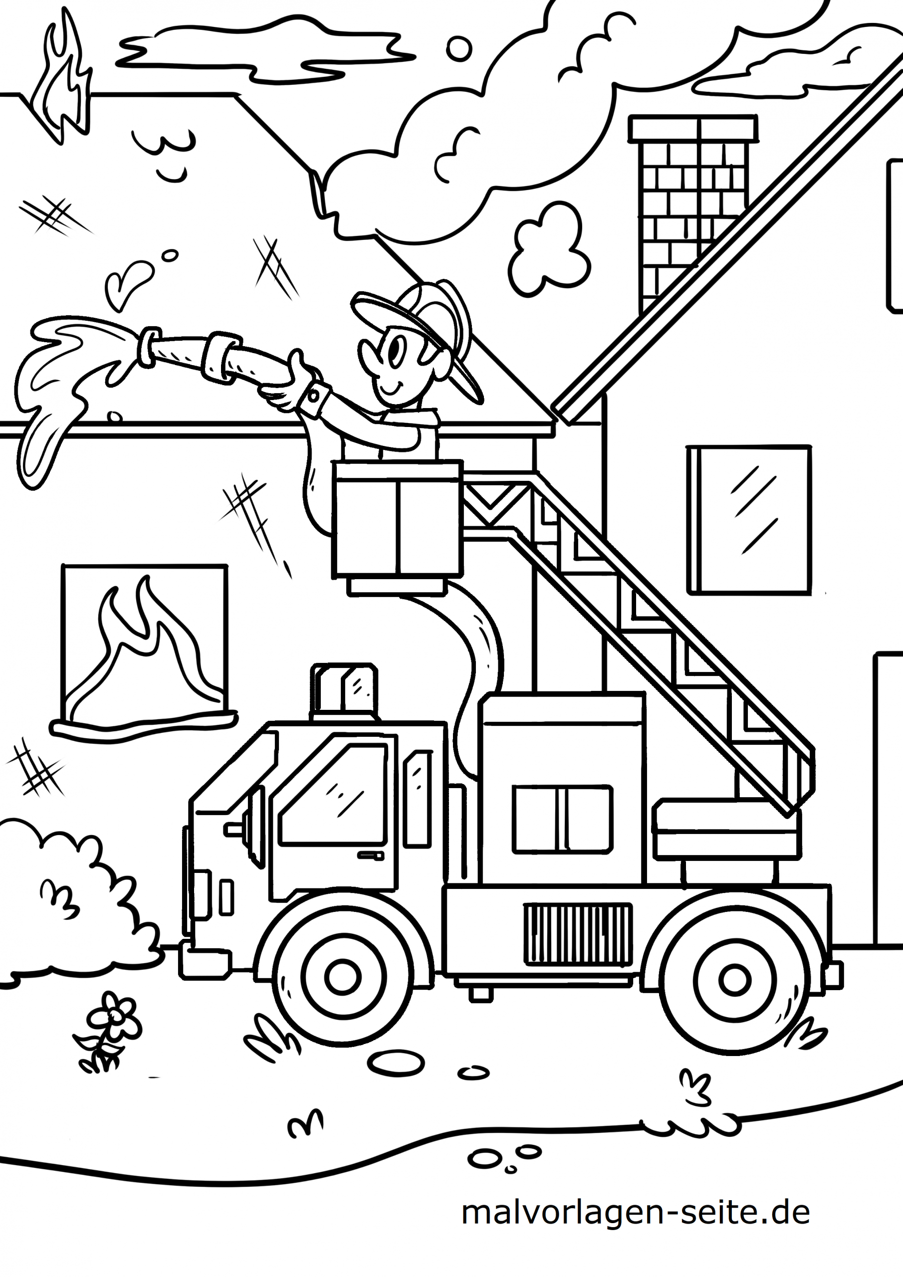 Tatütata! Ausmalbilder Feuerwehr: Spaß, Kreativität und heldenhafte Motive für Groß und Klein