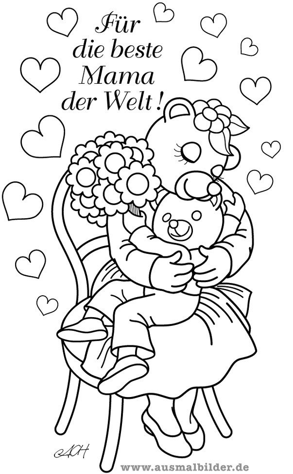 Ausmalbilder Geburtstag Mama: Die schönste Überraschung zum Ausmalen!