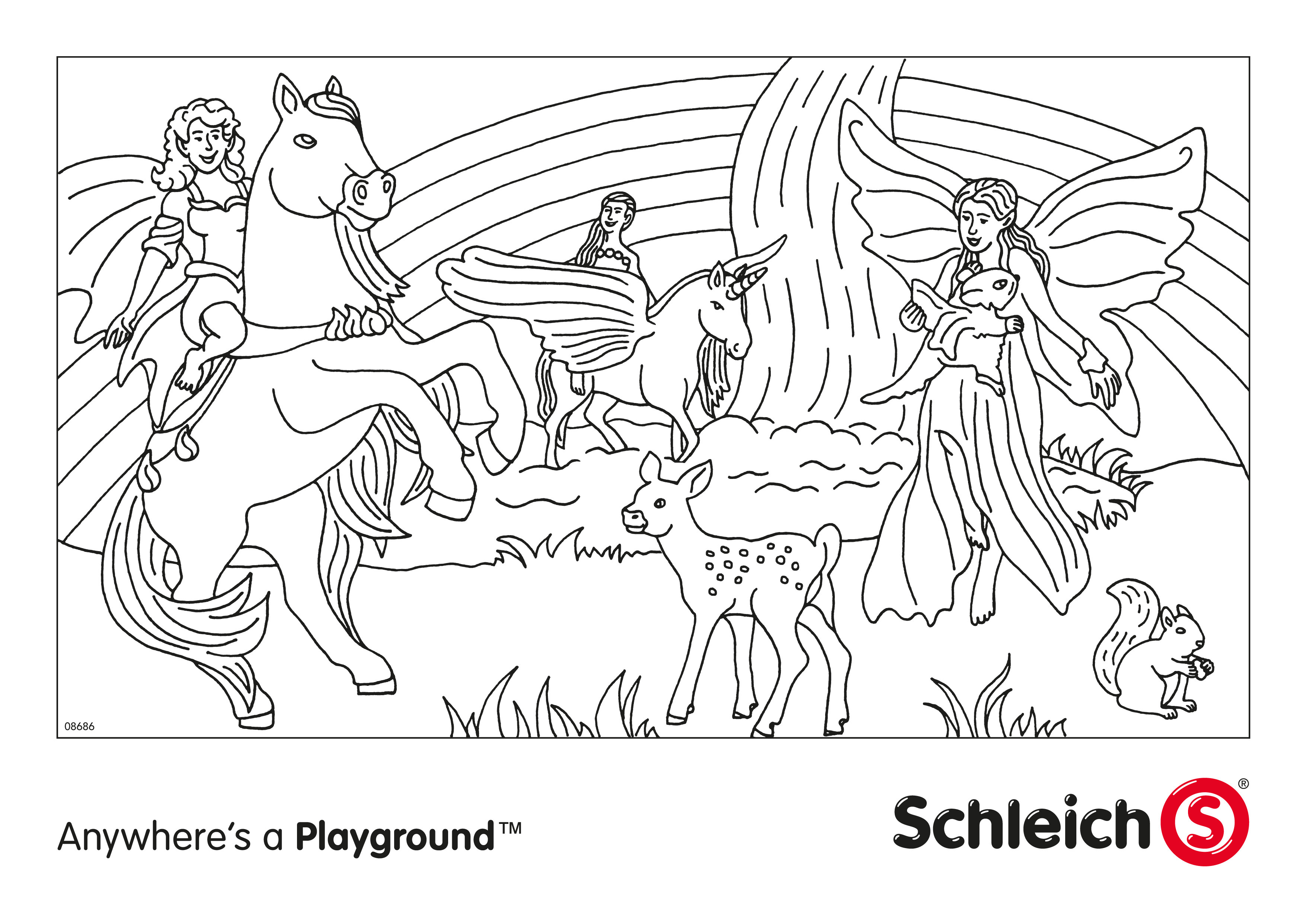 Ausmalspaß für Groß und Klein: Kostenlose Schleich Ausmalbilder zum Ausdrucken!