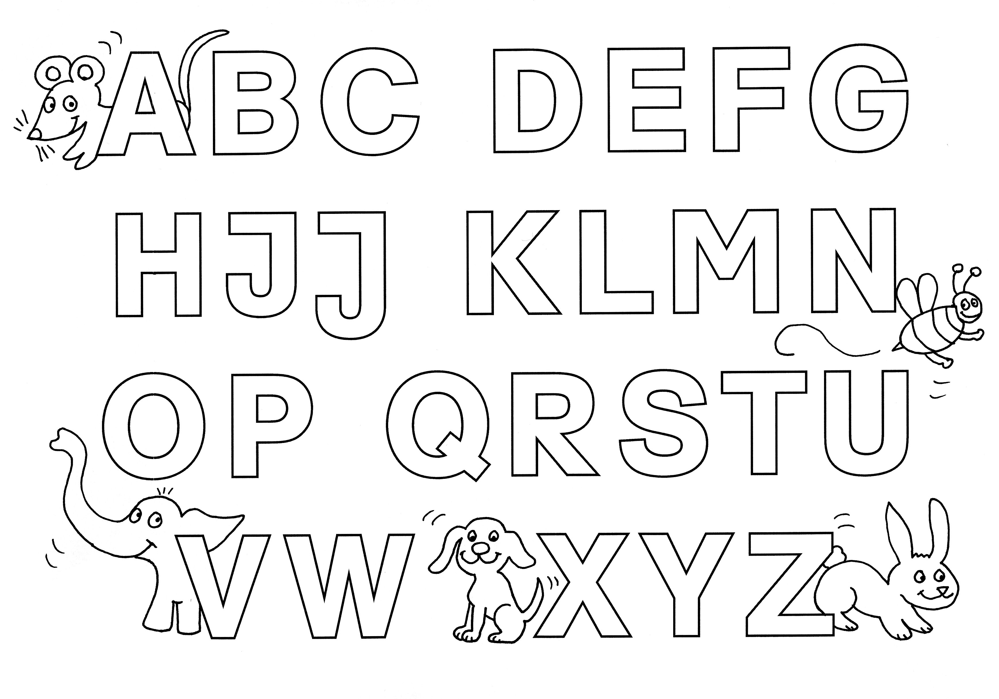 Buchstaben Lernen macht Spaß! Ausmalbilder für die Grundschule und darüber hinaus!