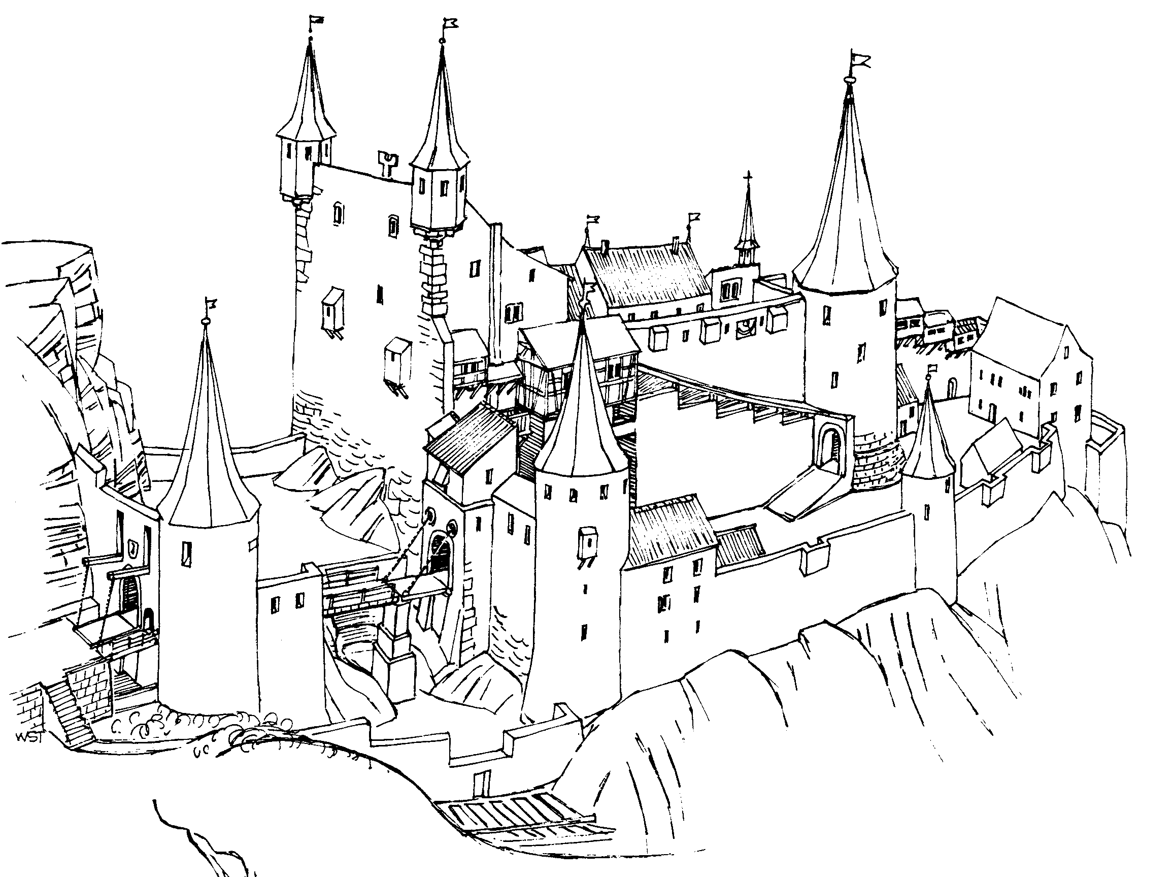 Mittelalterliche Ausmalbilder zum Ausdrucken: Eine Reise in die Vergangenheit für Groß und Klein!