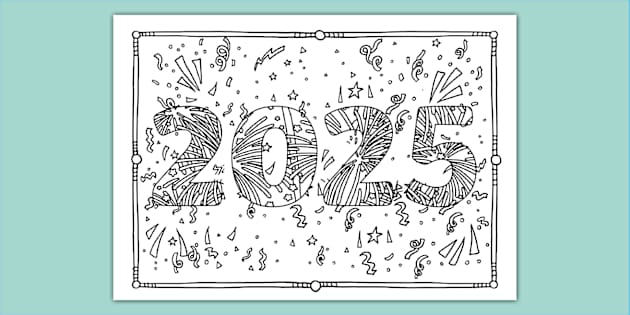 Dein Kreativer Begleiter für 2025: Ausmalbilder Kalender Kostenlos zum Download!