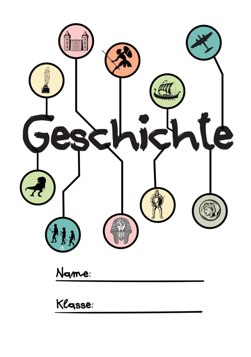 Geschichte zum Ausmalen: Kreative Deckblätter selber malen für kleine und große Geschichtsfans!