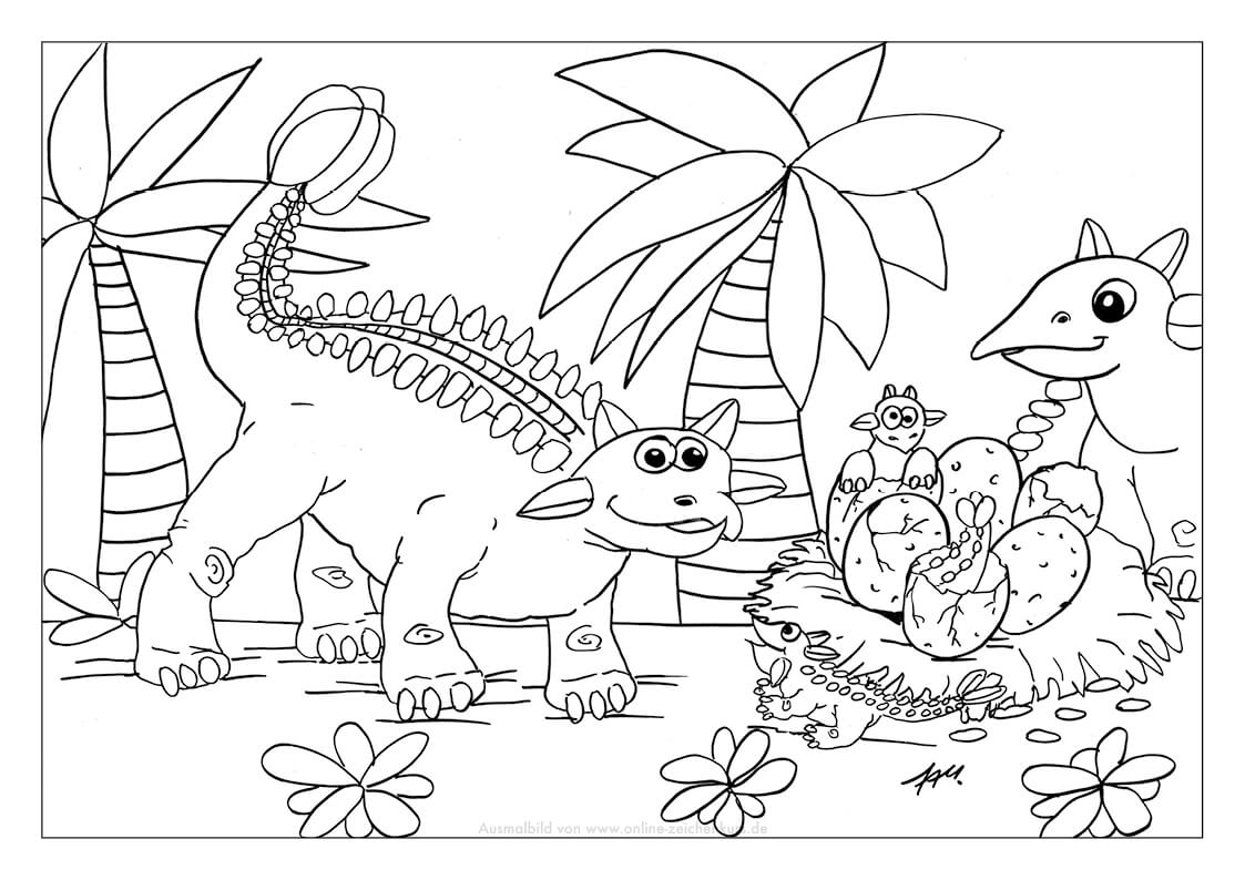 Dinos zum Ausmalen: Urzeitlicher Spaß für Groß und Klein!