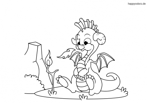 Ausmalen macht glücklich: Entdecke die Freude an Drachen Ausmalbildern!