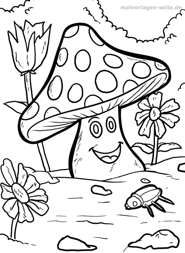 Fliegenpilz Ausmalbilder: Kreative Entspannung für Groß und Klein!
