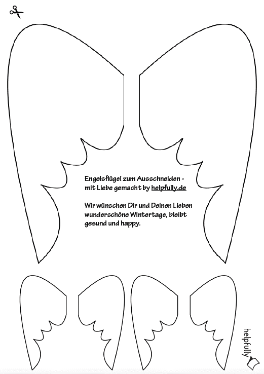 Schablone Engel & Ausmalbilder: Flügel verleihen der Kreativität – Kostenlose Vorlagen & Inspiration