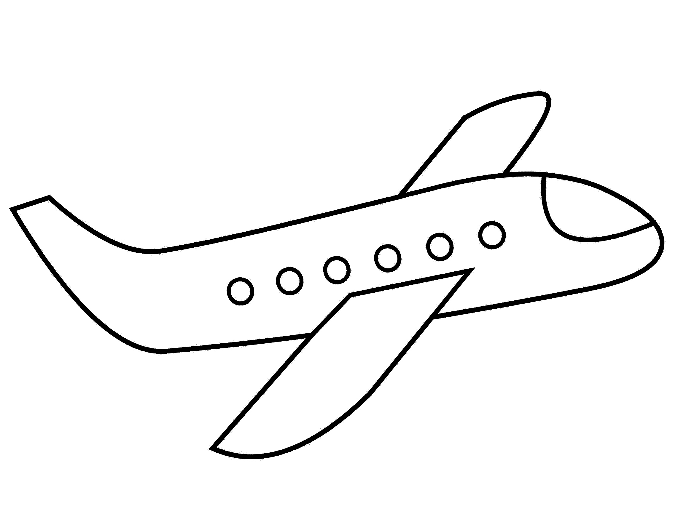 Abheben mit Farbe: Kostenlose Flugzeug-Ausmalbilder für Groß und Klein!