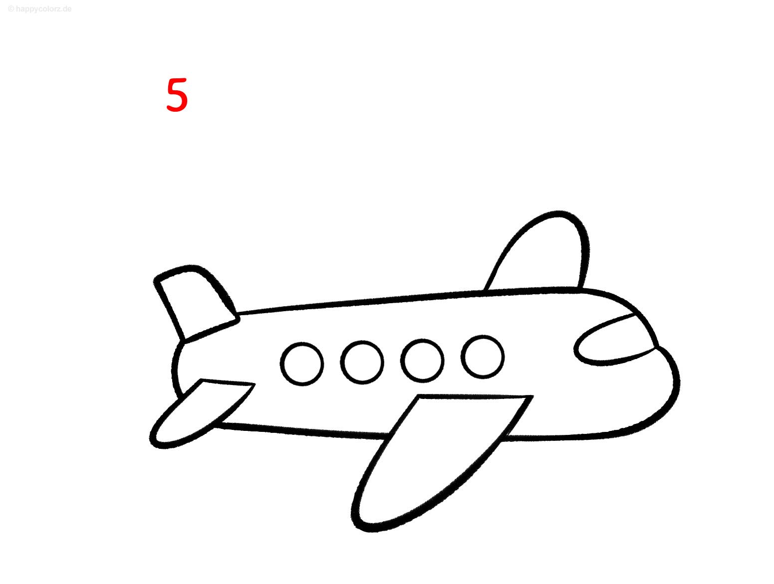Flugzeug Zeichnen Schritt für Schritt: Vom Strichmännchen zum Düsenjet – Kostenlose Ausmalbilder inklusive!