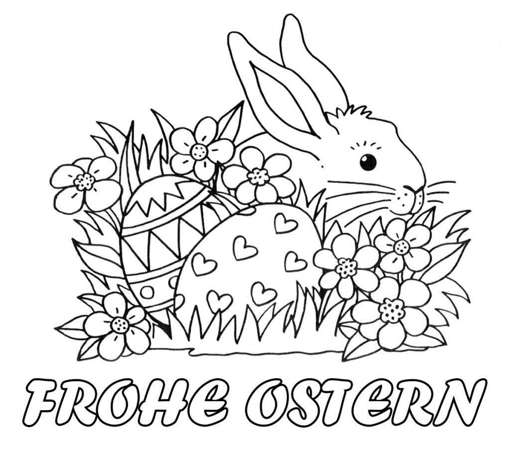 Osterfenster Ausmalvorlagen: Hübsche Hasen, bunte Eier & mehr! (Kostenlose Ausmalbilder)