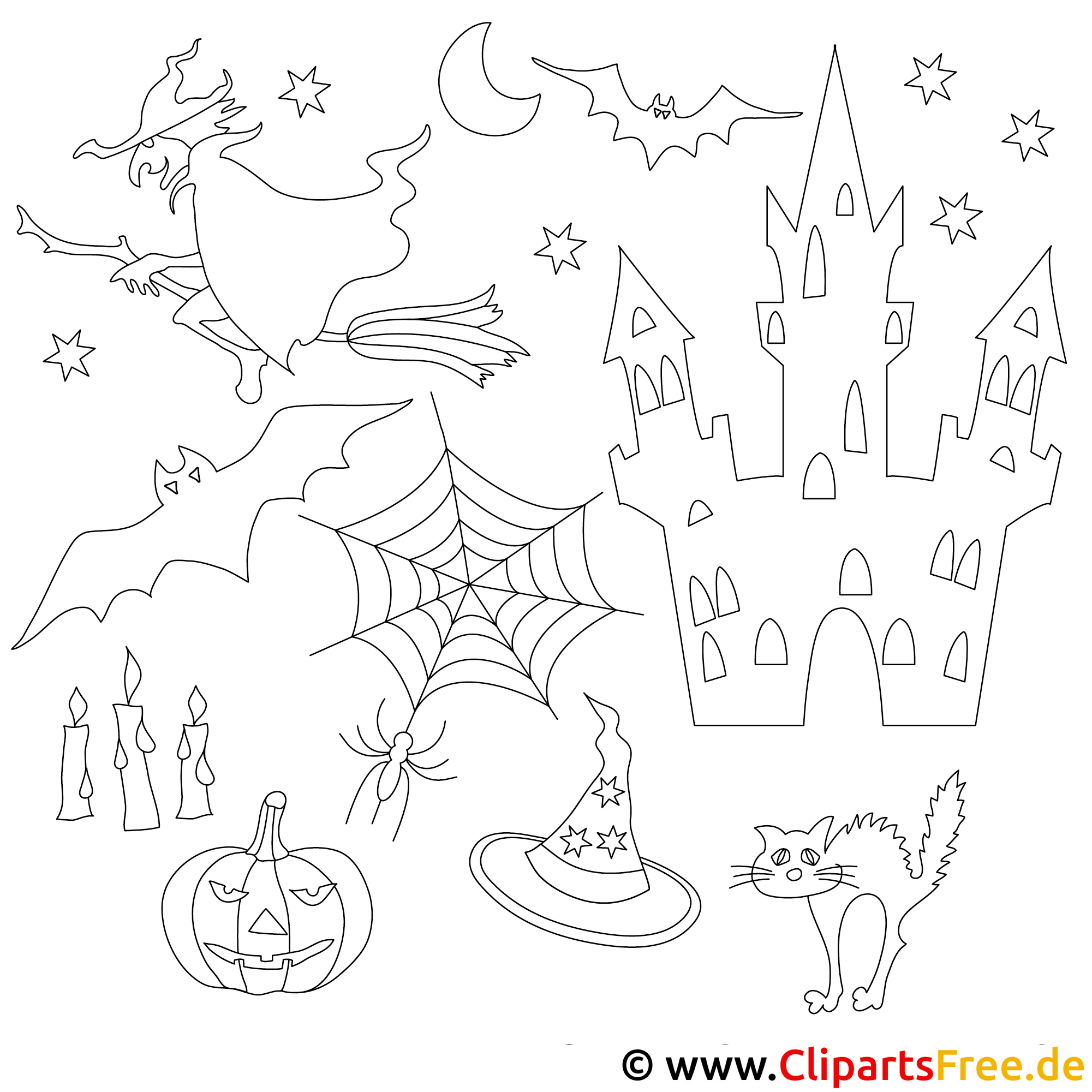 Helloween Ausmalbilder: Kreativer Spaß für Groß und Klein – Kostenlos zum Download!