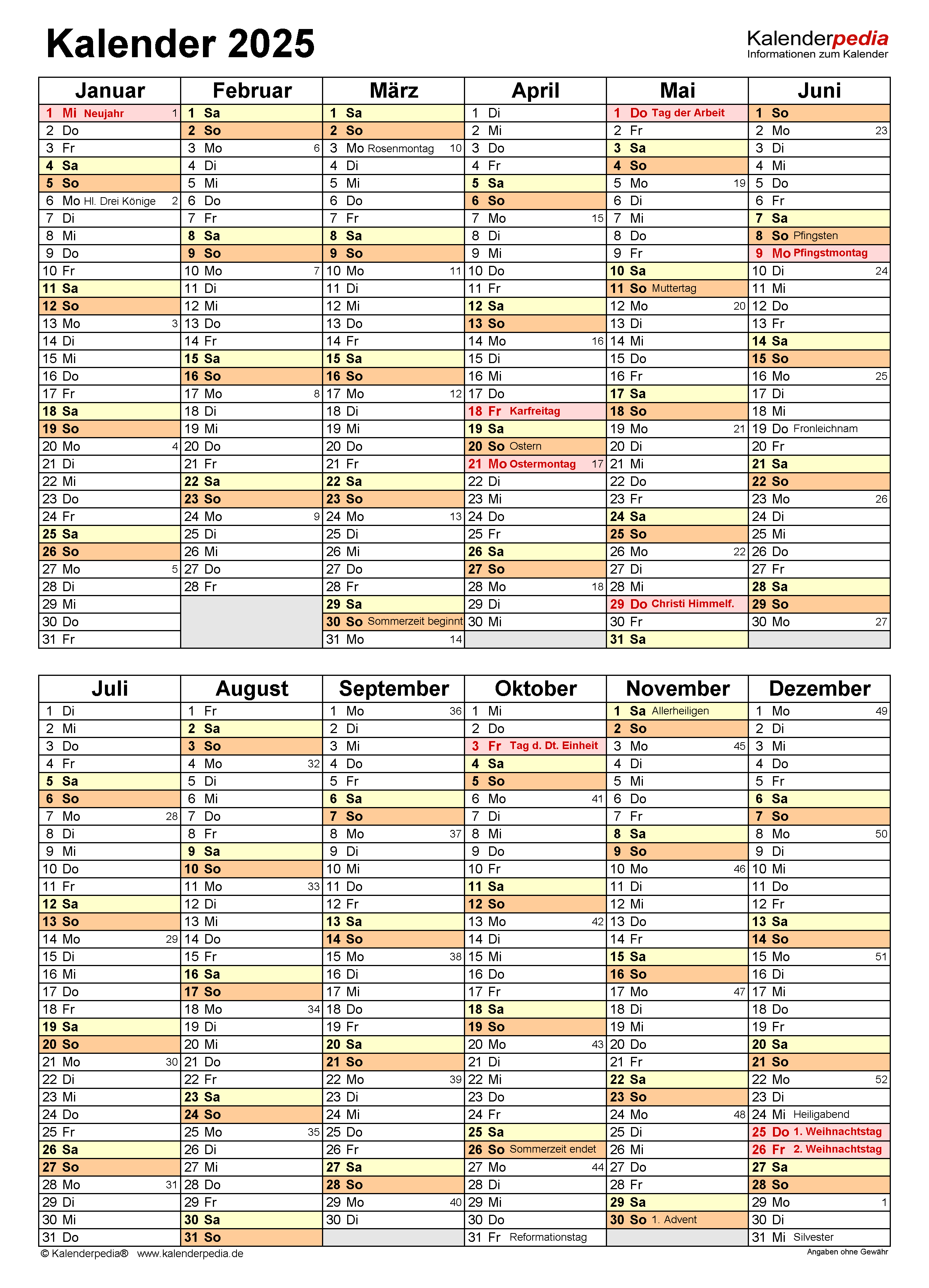 Kalender 2025 NRW Kostenlos: Ausmalbilder für Groß & Klein!