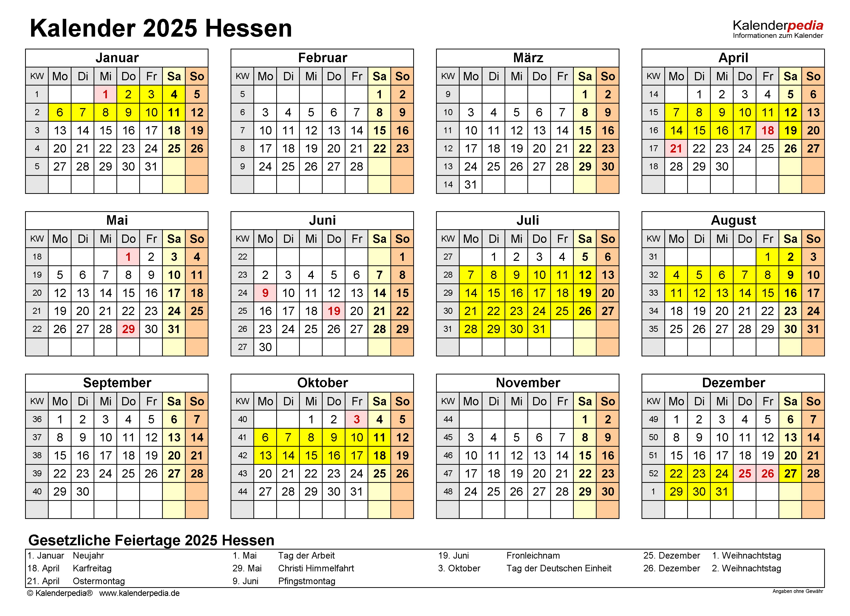 Feiertage Hessen 2025: Kreativ durchs Jahr – Ausmalbilder für Groß und Klein!