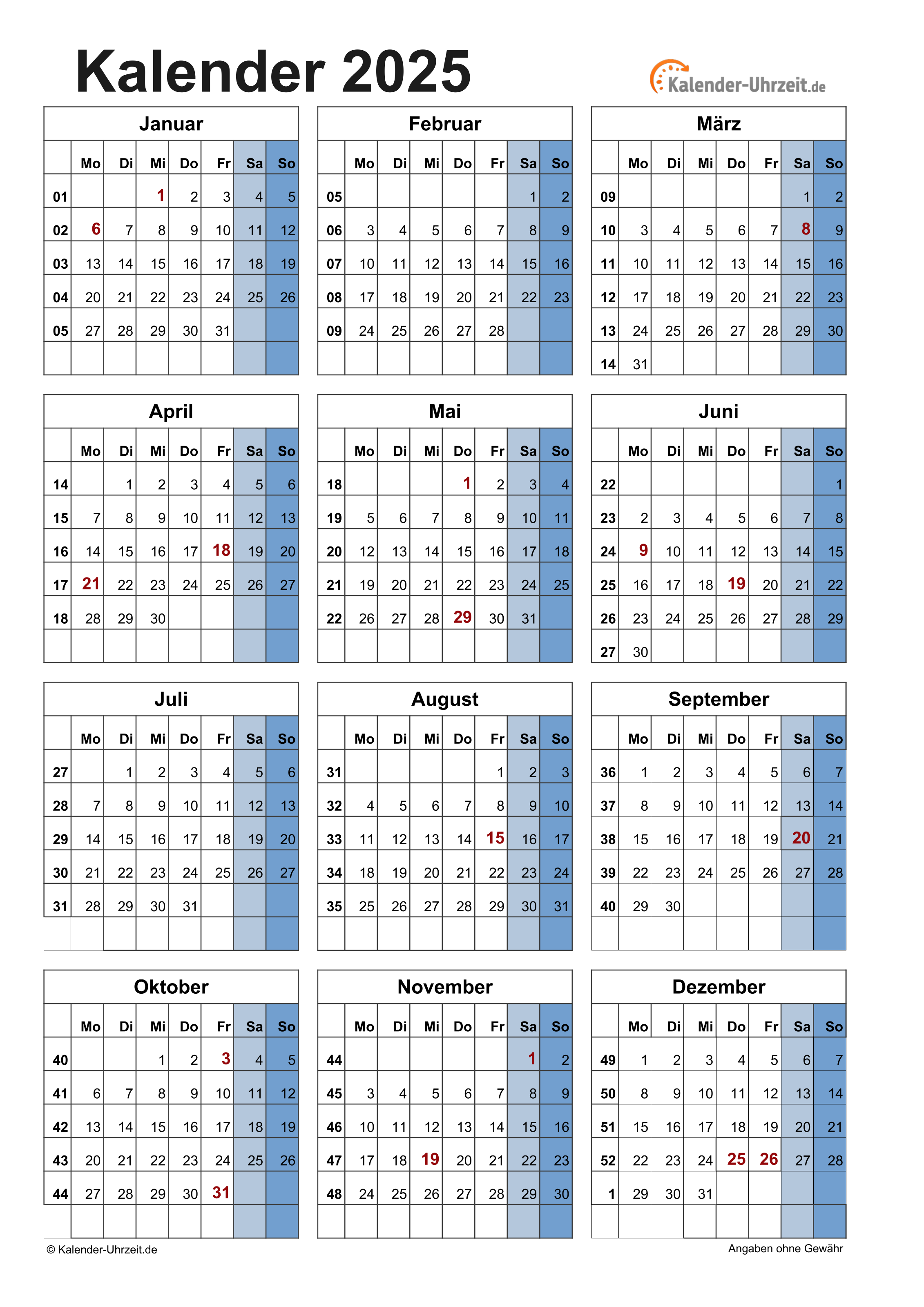 Kalender 2025 zum Ausmalen: Kreative Entspannung und Organisation für das ganze Jahr!