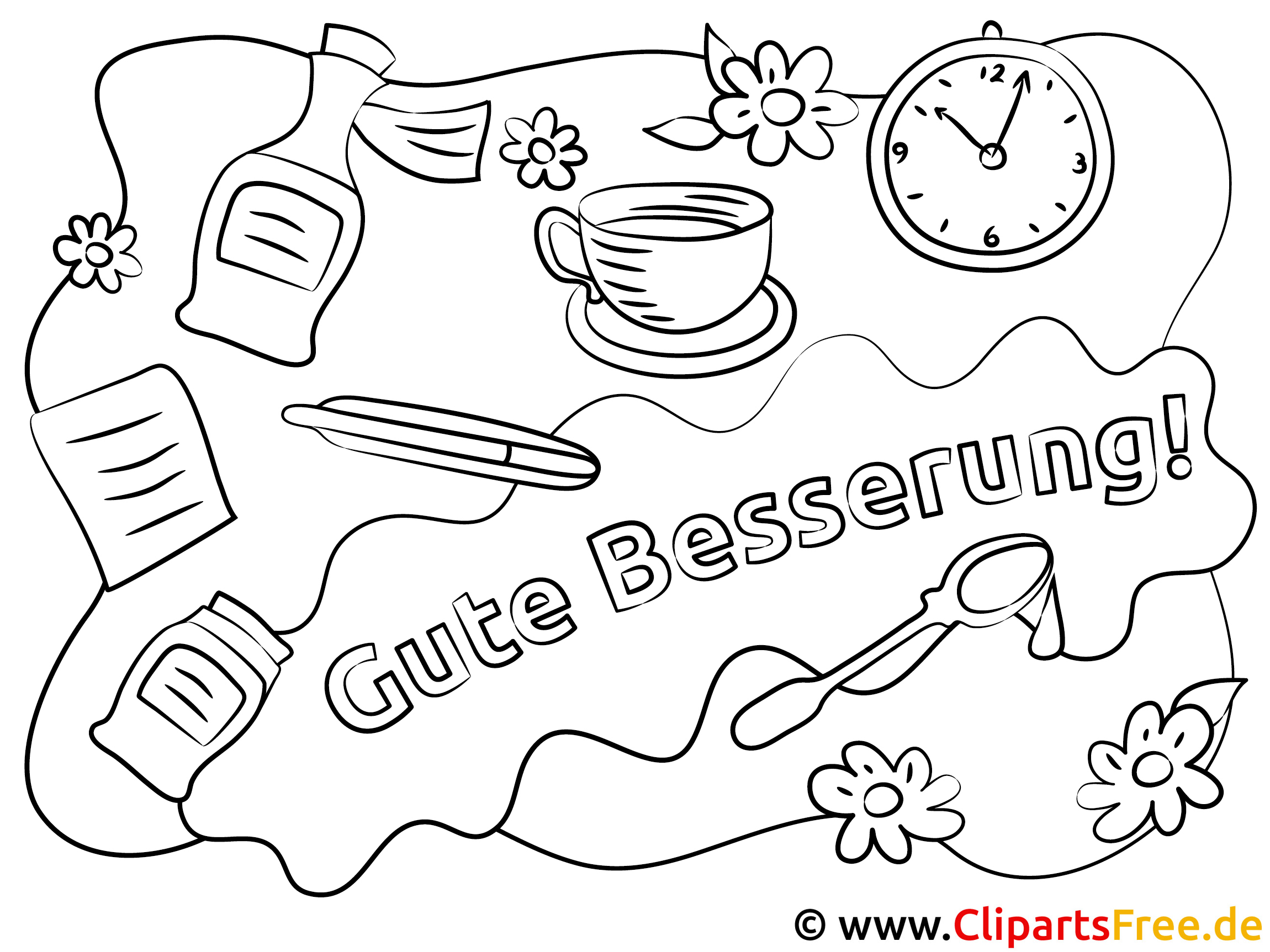 Gute Besserung mit Farbe: Ausmalbilder zum Ausdrucken für Groß und Klein!