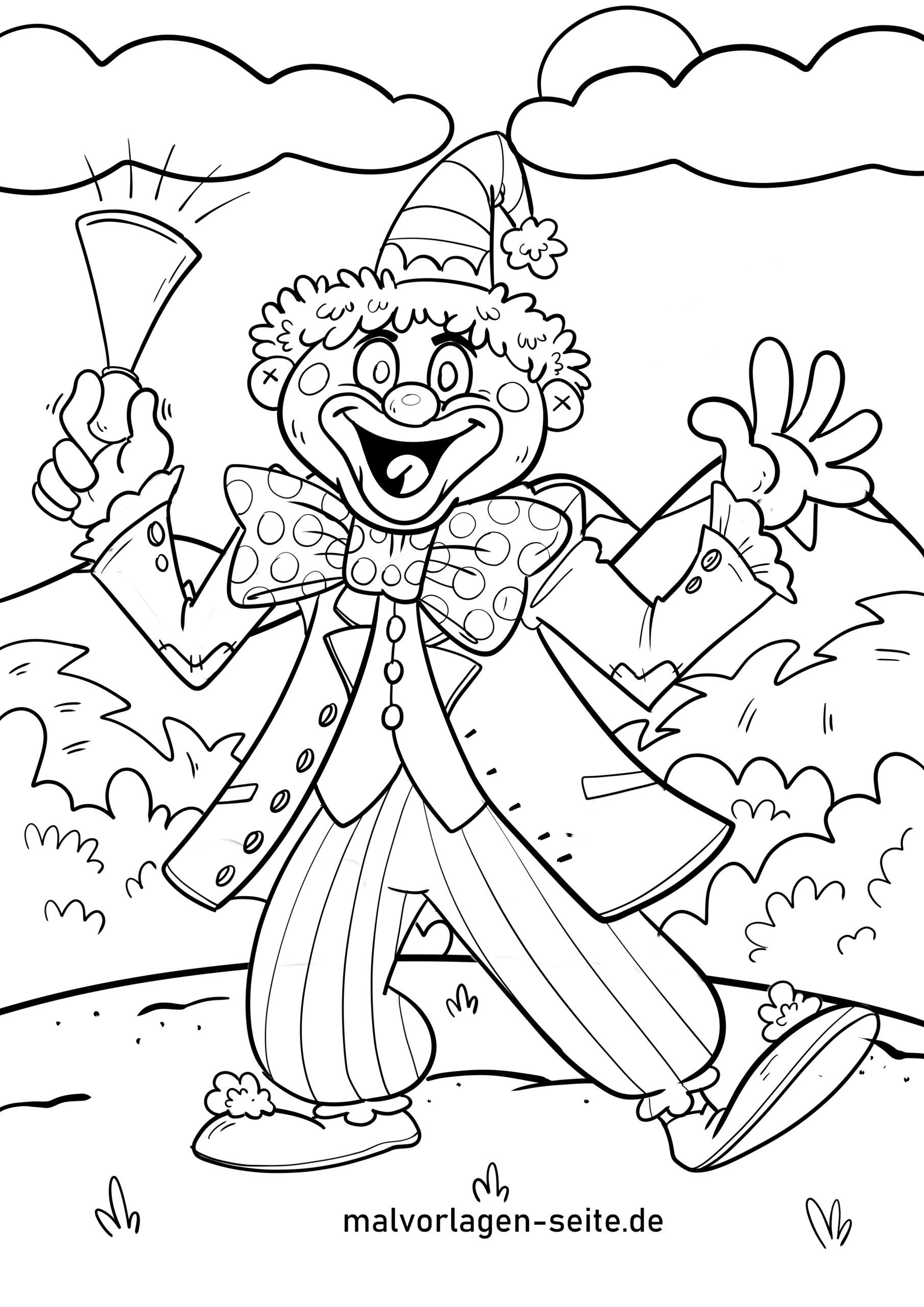 Fasching im Kindergarten: Bunte Ausmalbilder für kleine Narren!
