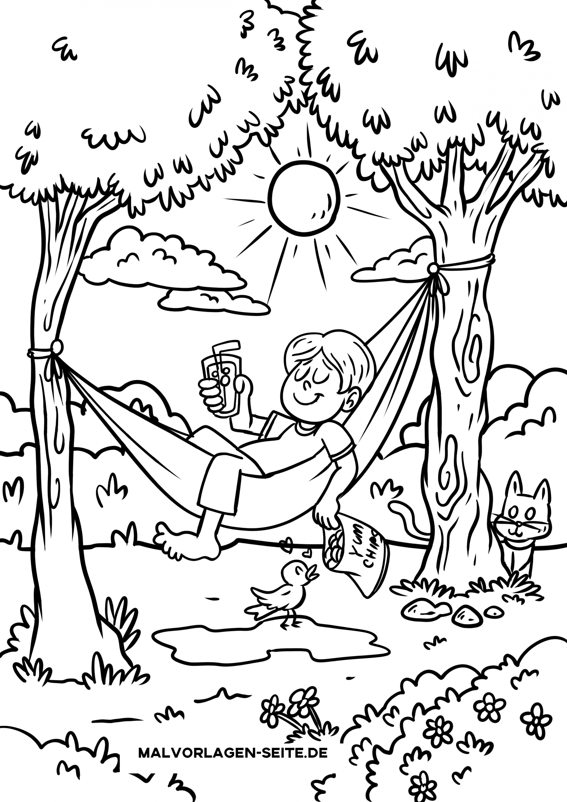 Bunte Auszeit für Groß und Klein: Kostenlose Ausmalbilder für die Ferien!
