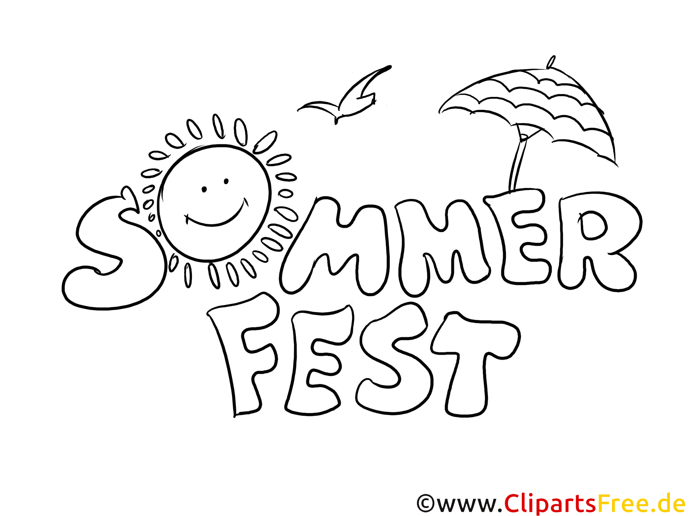 Sommerfest-Zauber auf Papier: Ausmalbilder für kleine Künstler und große Helfer!