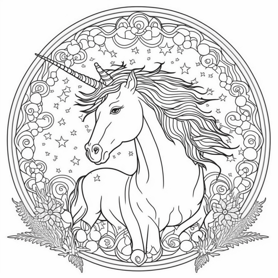 Verzaubert mit Farben: Kostenlose Einhorn Ausmalbilder PDF für Jung und Alt