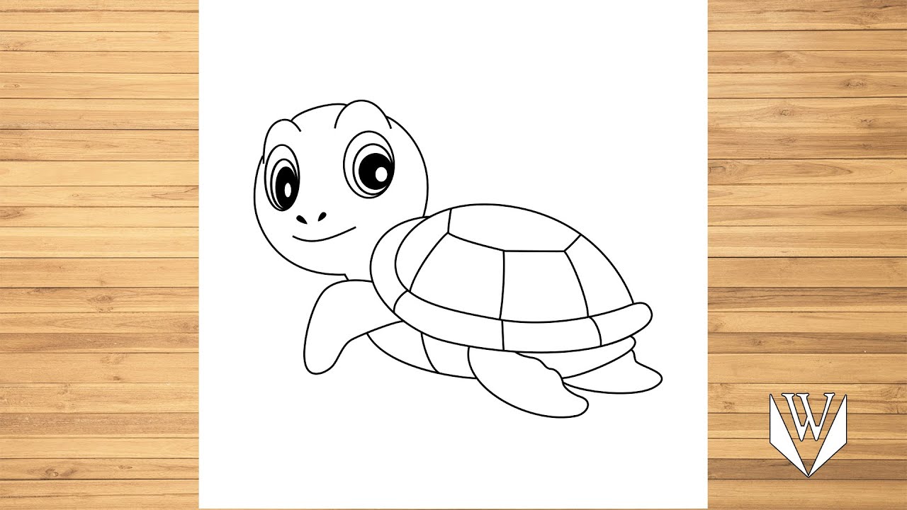 Schildkröten zeichnen einfach: Ausmalbilder für Groß und Klein – Entspannung und Kreativität garantiert!