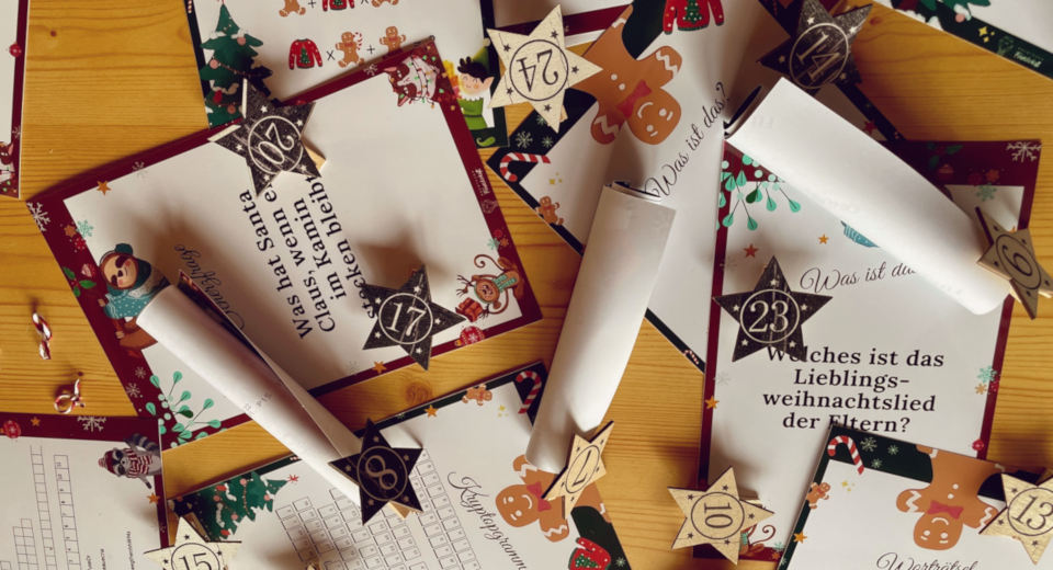 Kreativer Weihnachtsspaß: Deinen eigenen Rätsel-Adventskalender selber machen!