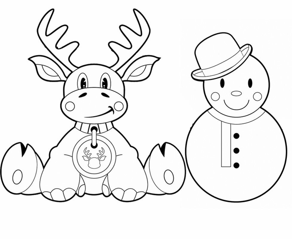 Rentier-Weihnachtszauber: Ausmalbilder für Groß und Klein – Kostenlos zum Download!