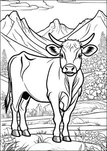 Kuhle Kunst: Ausmalbilder Kühe – Einfach, Entspannend und Kreativ!
