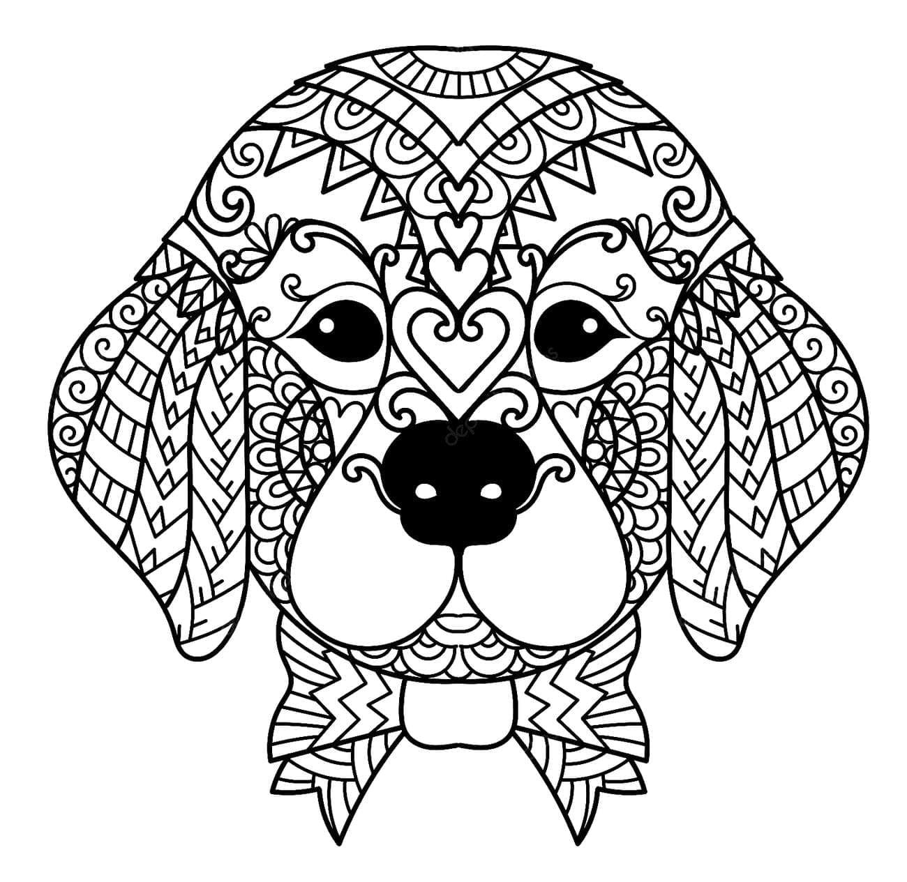 hunde mandalas