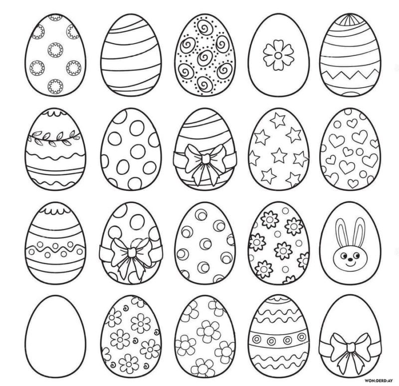 Eier-Ausmalvorlagen zum Ausdrucken: Kreativer Spaß für Groß und Klein!