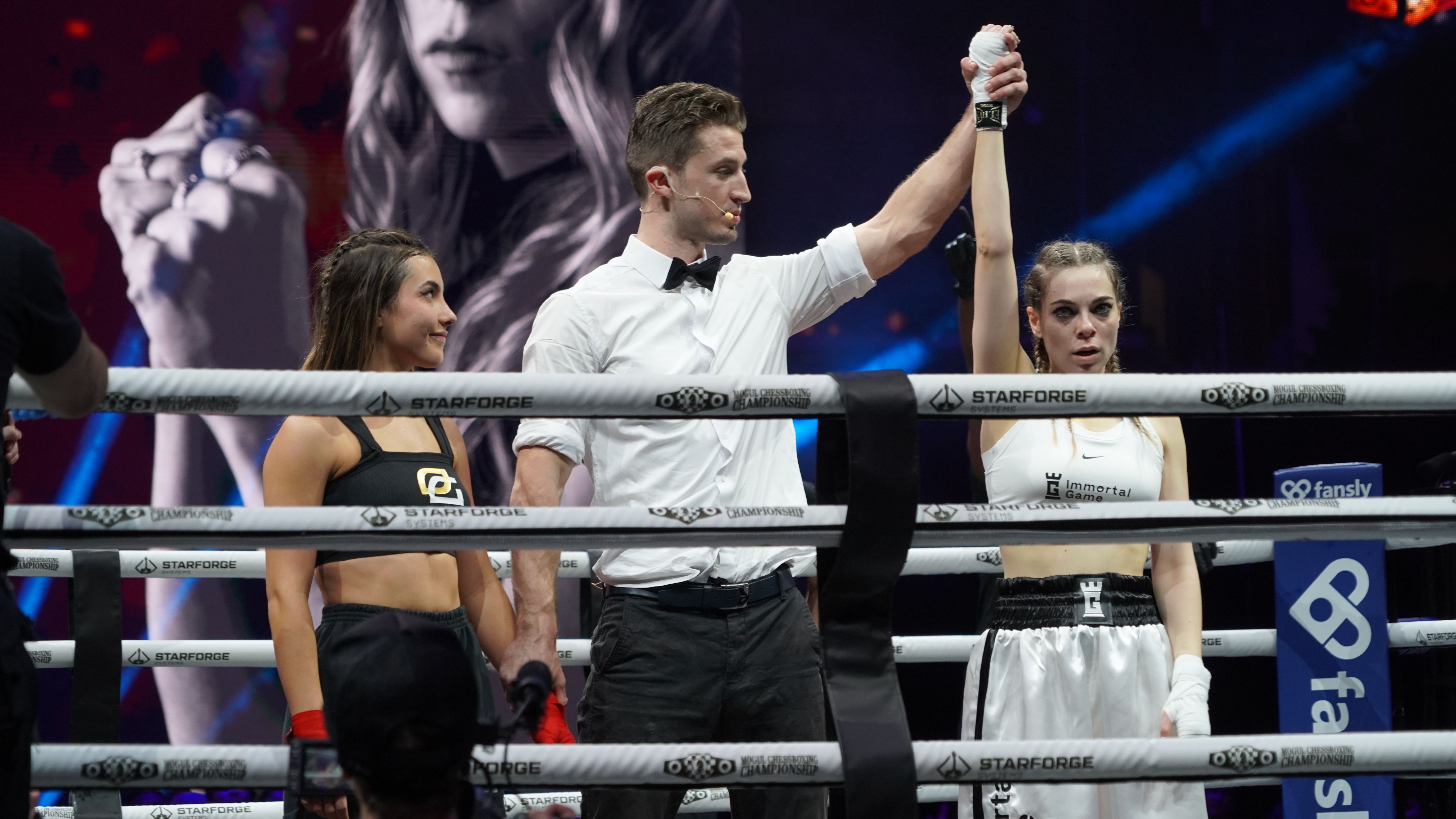 Andrea Botez Awarded TKO In Chessboxing, Two Winners – Knowledge and