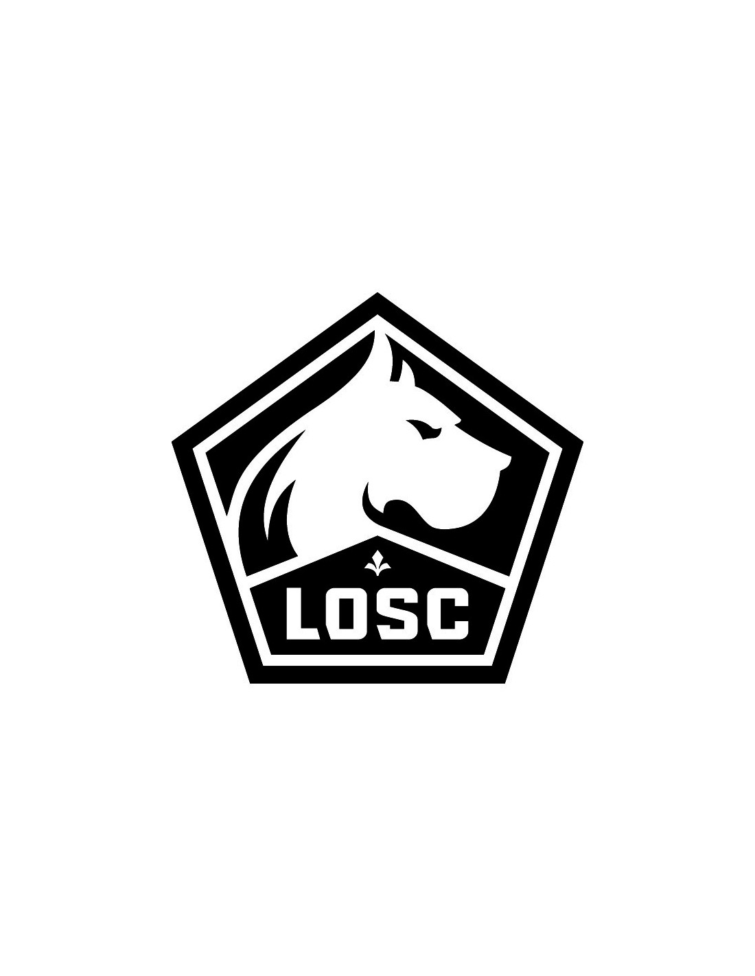 Stickers Football LOSC Logo - Passion Stickers