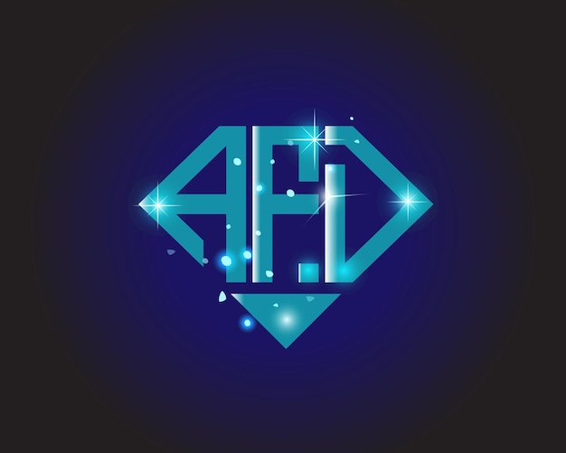 Premium Vector | Afd initial modern logo design vector icon template